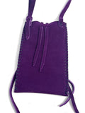Small Handmade Medicine Leather Bag with Seed Bead Work