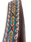 Woven Dance Ceremonial Sash Belt 2 1/4 x 82 Inches