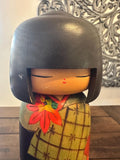 9.5'' Large Vintage Japanese Kokeshi Doll, Kokeshi Doll, Wooden Doll, Traditional Japanese Art
