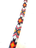 Beaded Hatband with Adjustable Leather Ties, Cowboy, Cowgirl Hat Accessory