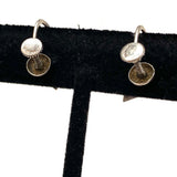 Fred Harvey Era Sterling Silver Crossed Arrow Screwback Earrings
