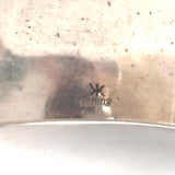 Vintage Sterling Silver & Gold Filled  Storyteller Cuff- Bracelet -By Jacob Kahe (B060)