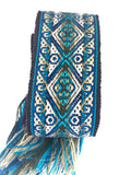Woven Dance Ceremonial Sash Belt 2 1/4 x 82 Inches