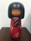 10" Japanese Kokeshi Wooden Doll, Masae Fujikawa, Prime Minister Prize