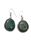 Vintage Sterling Silver Royston Turquoise Earrings