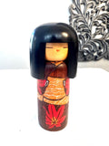 5.25" Vintage Japanese Creative Kokeshi Doll Autumn Leaves by KISAKU