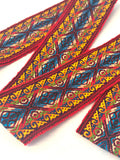 Woven Dance Ceremonial Sash Belt 2 1/4 x 82 Inches