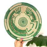 Woven Kokopeli Basket: 14.5" Southwestern Boho Wall Decor