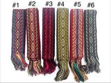 Woven Dance Ceremonial Sash Belt 2 1/4 x 82 Inches