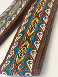 Woven Dance Ceremonial Sash Belt 2 1/4 x 82 Inches