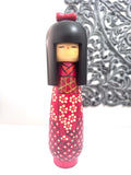 12.5" Vintage Japanese Creative Kokeshi Doll By Kazuo Takamizawa