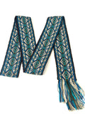 Woven Dance Ceremonial Sash Belt 2 1/4 x 82 Inches