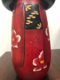 10" Japanese Kokeshi Wooden Doll, Masae Fujikawa, Prime Minister Prize