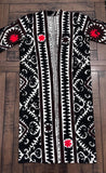 Suzani Vintage Fully Embroidered Kimono Size M