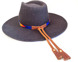 Beaded Hatband with Adjustable Leather Ties, Cowboy, Cowgirl Hat Accessory