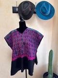 Vintage Guatemalan Handwoven Huipil Poncho, Ethnic Wear