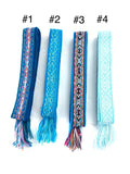 Woven Dance Ceremonial Sash Belt 1 w. x 62.5 l. Inches