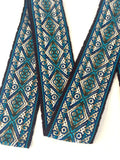 Woven Dance Ceremonial Sash Belt 2 1/4 x 82 Inches