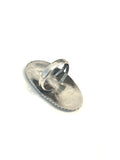 Mexican Vintage Abalone, Sterling Silver Saguaro Cactus Ring