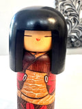 5.25" Vintage Japanese Creative Kokeshi Doll Autumn Leaves by KISAKU