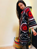 Suzani Vintage Fully Embroidered Kimono Size M/L,