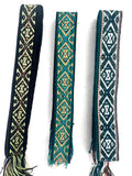 Woven Dance Ceremonial Sash Belt 1 w. x 62.5 l. Inches