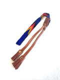 Beaded Hatband with Adjustable Leather Ties, Cowboy, Cowgirl Hat Accessory