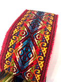 Woven Dance Ceremonial Sash Belt 2 1/4 x 82 Inches