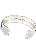 Vintage Native American Navajo Sterling Silver Turquoise Lapis Inlay Cuff Bracelet By Frank Chee