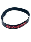 Leather Hat-band with Beaded Work, Adjustable, Cowgirl / Cowboy Hat Accessory