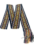 Woven Dance Ceremonial Sash Belt 2 1/4 x 82 Inches