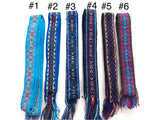Woven Dance Ceremonial Sash Belt 1 w. x 62.5 l. Inches