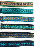 Woven Dance Ceremonial Sash Belt 1 w. x 62.5 l. Inches