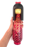 12.5" Vintage Japanese Creative Kokeshi Doll By Kazuo Takamizawa