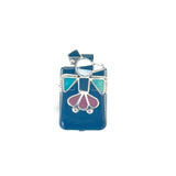 VTG Zuni Sterling Silver Thunderbird Turquoise Multi Stone Inlaid Ring Sz 5