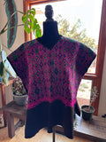 Vintage Guatemalan Handwoven Huipil Poncho, Ethnic Wear
