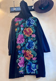 Vintage Guatemalan Hand Woven Hooded Cardigan, Art Wear