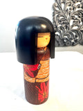 5.25" Vintage Japanese Creative Kokeshi Doll Autumn Leaves by KISAKU