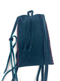 Small Handmade Medicine Leather Bag with Seed Bead Work