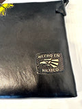 Mexican Hand Tooled Leather Crossbody Bag/ Adjustable Strap