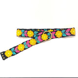 Peruvian Hand Embroidered Belt w/natural Sheep and Alpaca Wool, Colorful belt, Boho Accessories