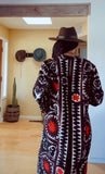 Suzani Vintage Fully Embroidered Kimono Size M