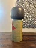 9.5'' Large Vintage Japanese Kokeshi Doll, Kokeshi Doll, Wooden Doll, Traditional Japanese Art
