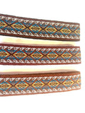 Woven Dance Ceremonial Sash Belt 2 1/4 x 82 Inches