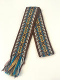 Woven Dance Ceremonial Sash Belt 2 1/4 x 82 Inches