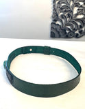 Leather Hat-band with Turquoise Stone, Adjustable, Cowgirl Hat Accessory