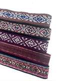 Woven Dance Ceremonial Sash Belt 1 w. x 62.5 l. Inches