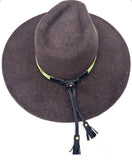 Beaded Hatband with Adjustable Leather Ties, Cowboy, Cowgirl Hat Accessory
