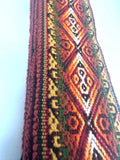 Woven Dance Ceremonial Sash Belt 2 1/4 x 82 Inches