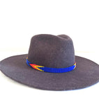 Beaded Hatband with Adjustable Leather Ties, Cowboy, Cowgirl Hat Accessory